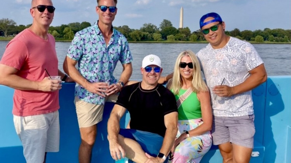 a group of people posing for the camera